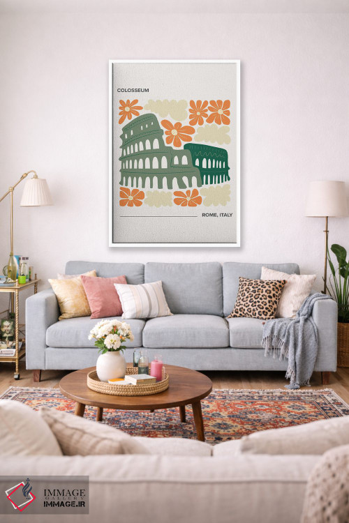 تابلو دکوراتیو کلوسئوم اثر مامبو آرت استودیو - D1W