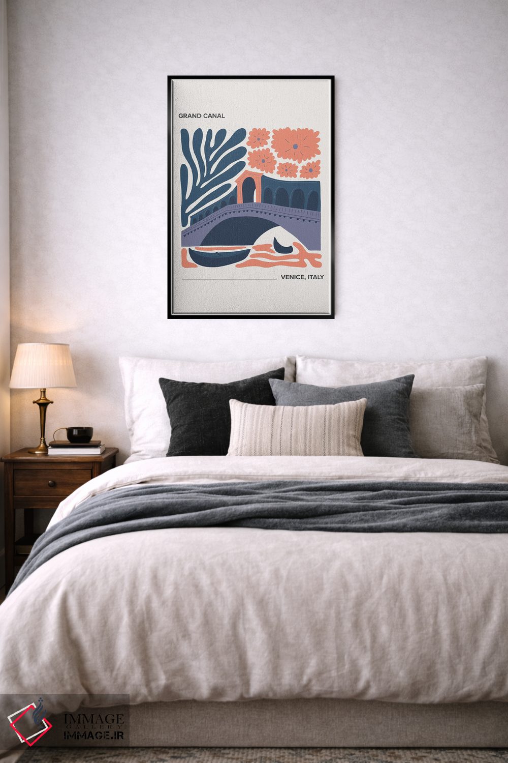 تابلو دکوراتیو کانال بزرگ اثر مامبو آرت استودیو - D4B