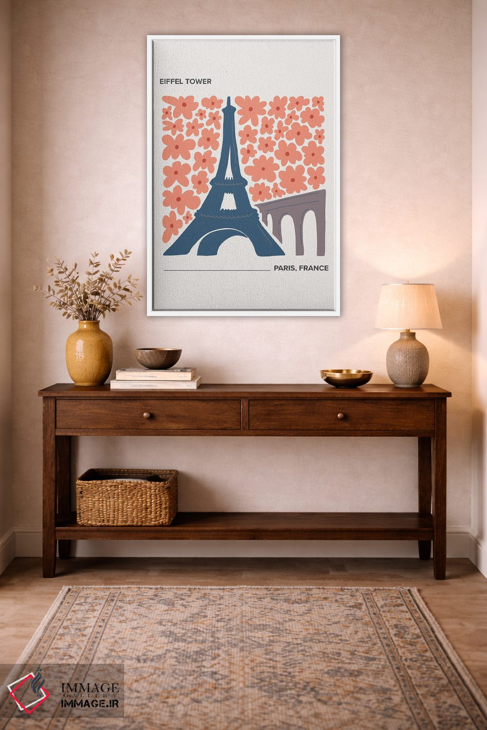 تابلو دکوراتیو برج ایفل اثر مامبو آرت استودیو - D3W