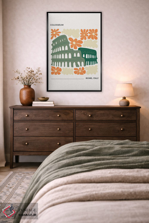 تابلو دکوراتیو کلوسئوم اثر مامبو آرت استودیو - D4B