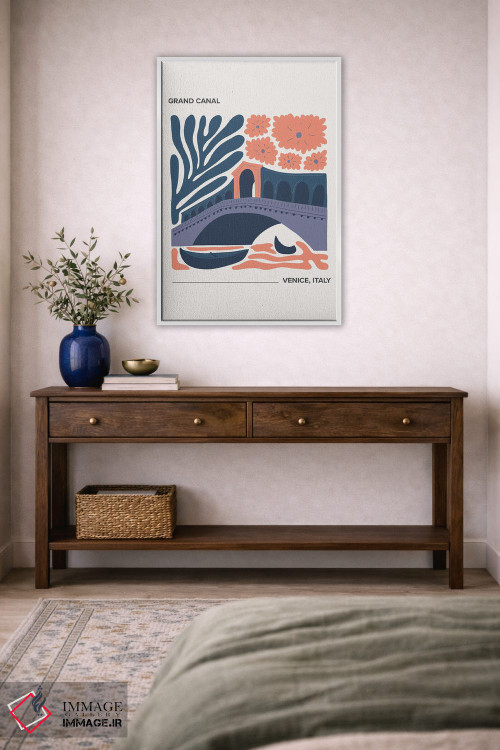 تابلو دکوراتیو کانال بزرگ اثر مامبو آرت استودیو - D3W