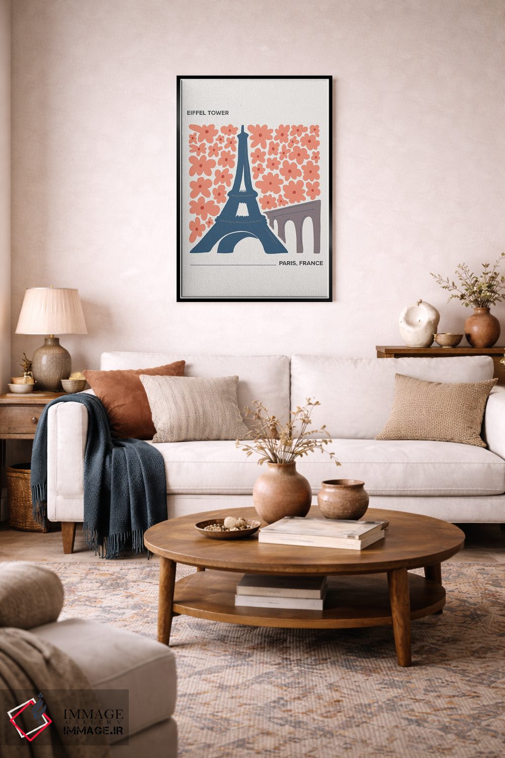 تابلو دکوراتیو برج ایفل اثر مامبو آرت استودیو - D6B