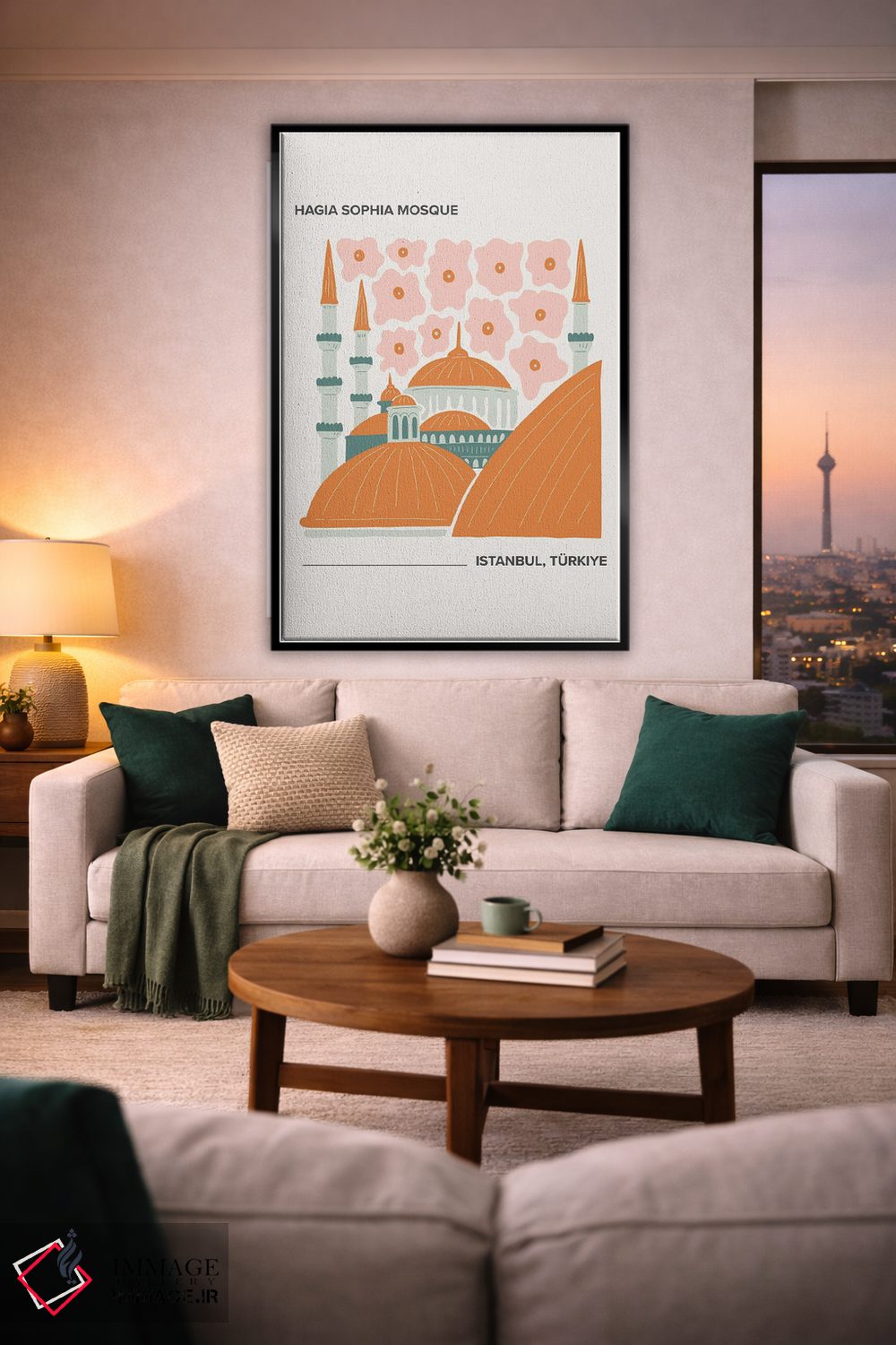 تابلو دکوراتیو مسجد ایاصوفیه اثر مامبو آرت استودیو - D1B
