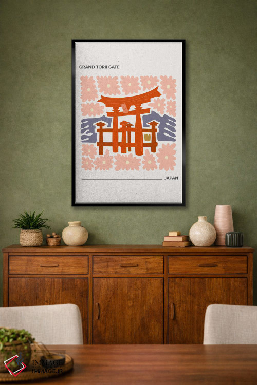 تابلو دکوراتیو دروازه بزرگ توری اثر مامبو آرت استودیو - D2B