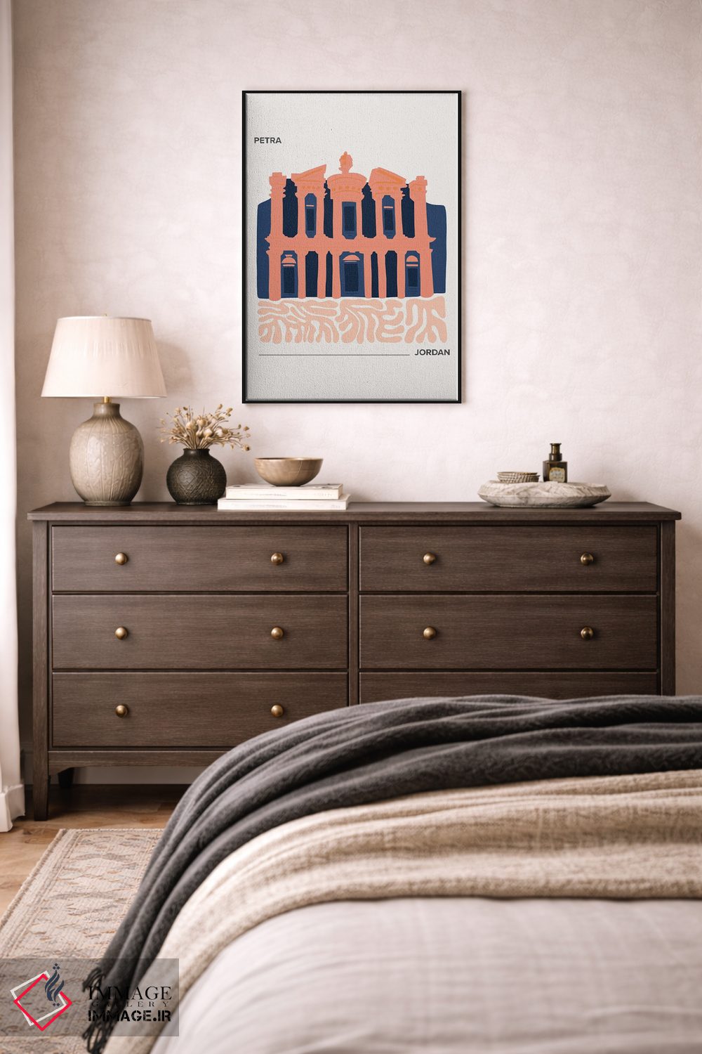 تابلو دکوراتیو پترا اثر مامبو آرت استودیو - D3B