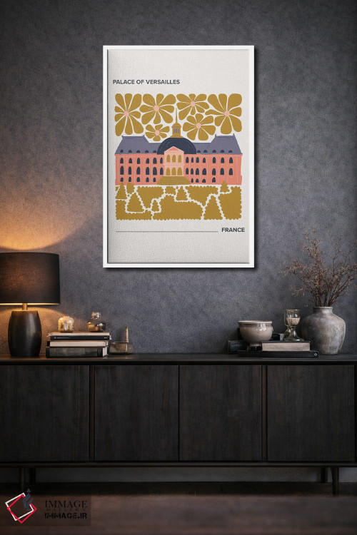 تابلو دکوراتیو کاخ ورسای اثر مامبو آرت استودیو - D1W