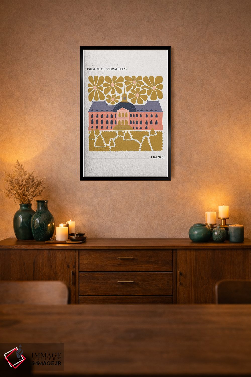 تابلو دکوراتیو کاخ ورسای اثر مامبو آرت استودیو - D2B