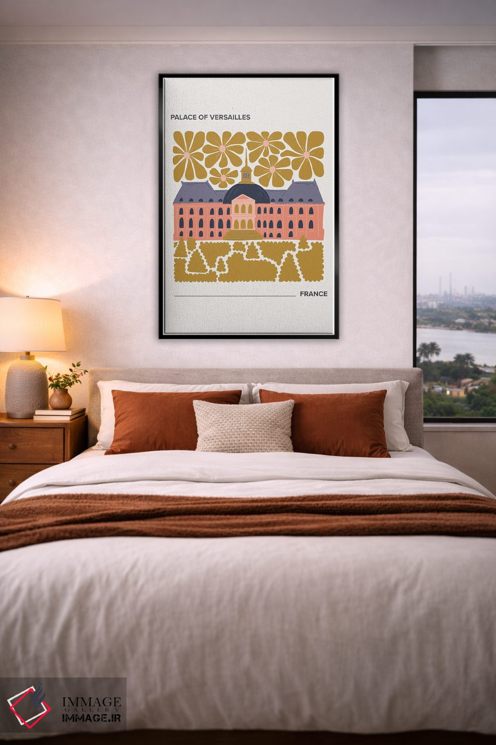 تابلو دکوراتیو کاخ ورسای اثر مامبو آرت استودیو - D5B