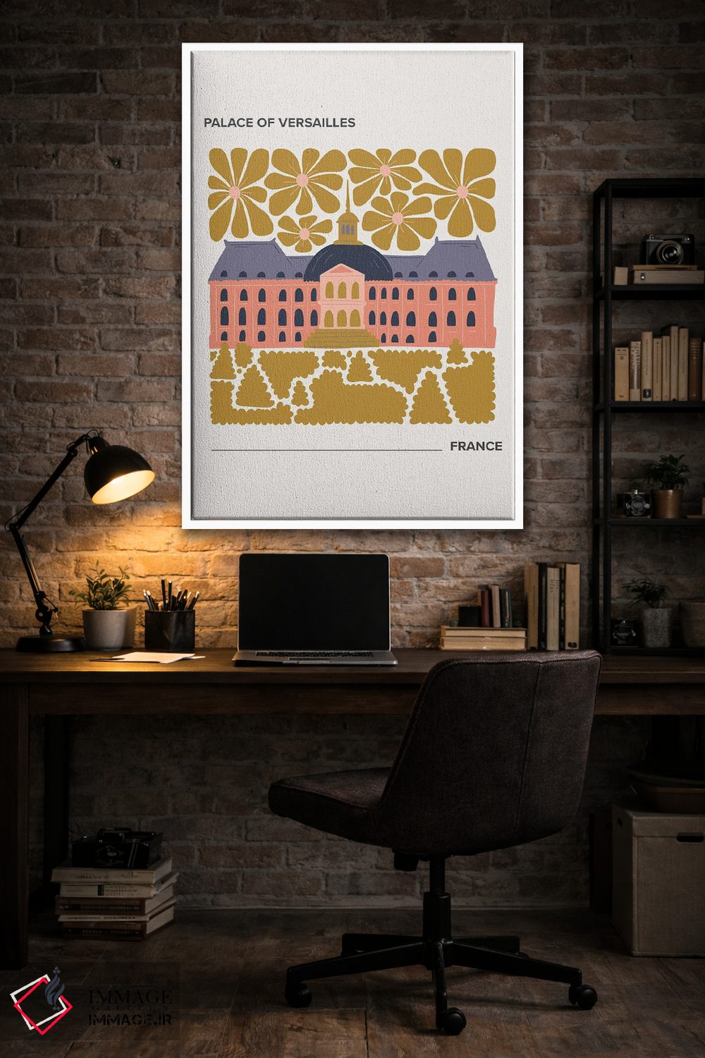 تابلو دکوراتیو کاخ ورسای اثر مامبو آرت استودیو - D4W