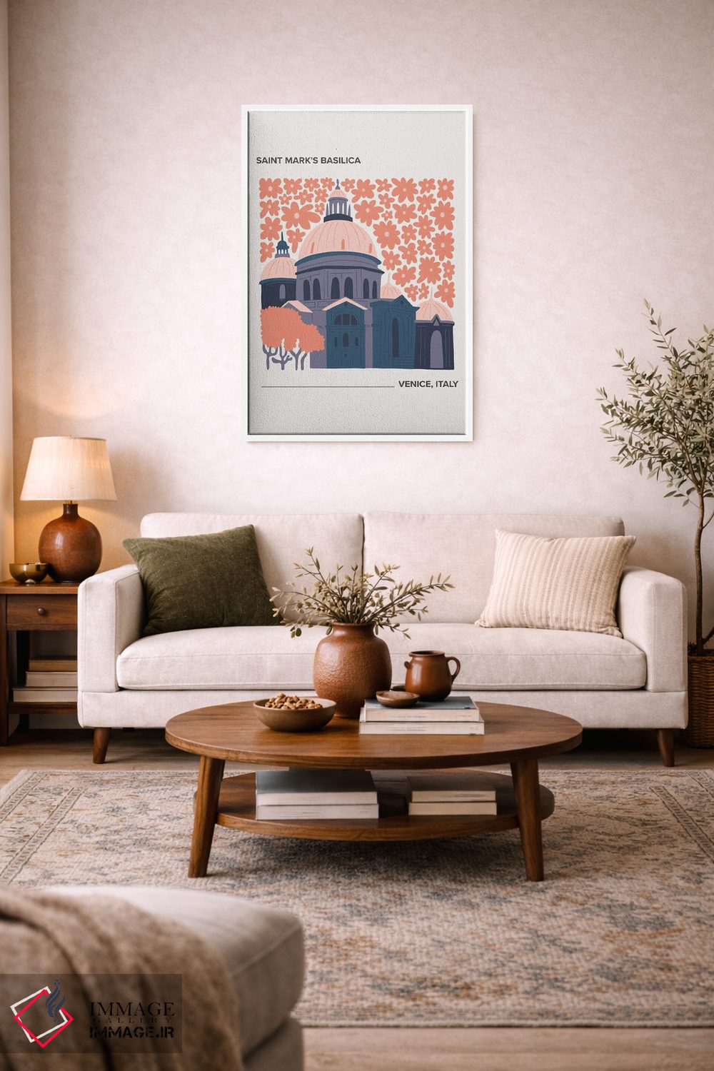 تابلو دکوراتیو کلیسای جامع سن مارکو اثر مامبو آرت استودیو - D3W