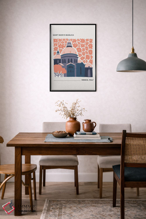 تابلو دکوراتیو کلیسای جامع سن مارکو اثر مامبو آرت استودیو - D6B