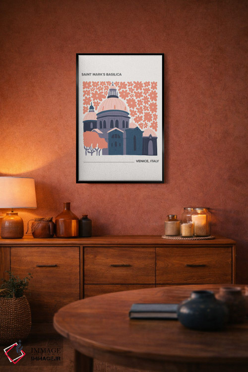 تابلو دکوراتیو کلیسای جامع سن مارکو اثر مامبو آرت استودیو - D5B