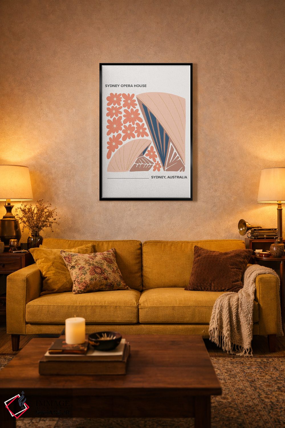 تابلو دکوراتیو اپرای سیدنی اثر مامبو آرت استودیو - D3B