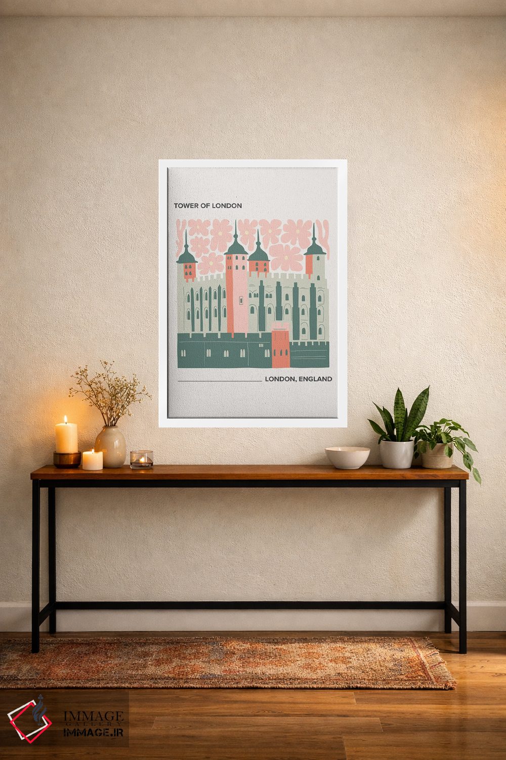 تابلو دکوراتیو برج لندن اثر مامبو آرت استودیو - D2W