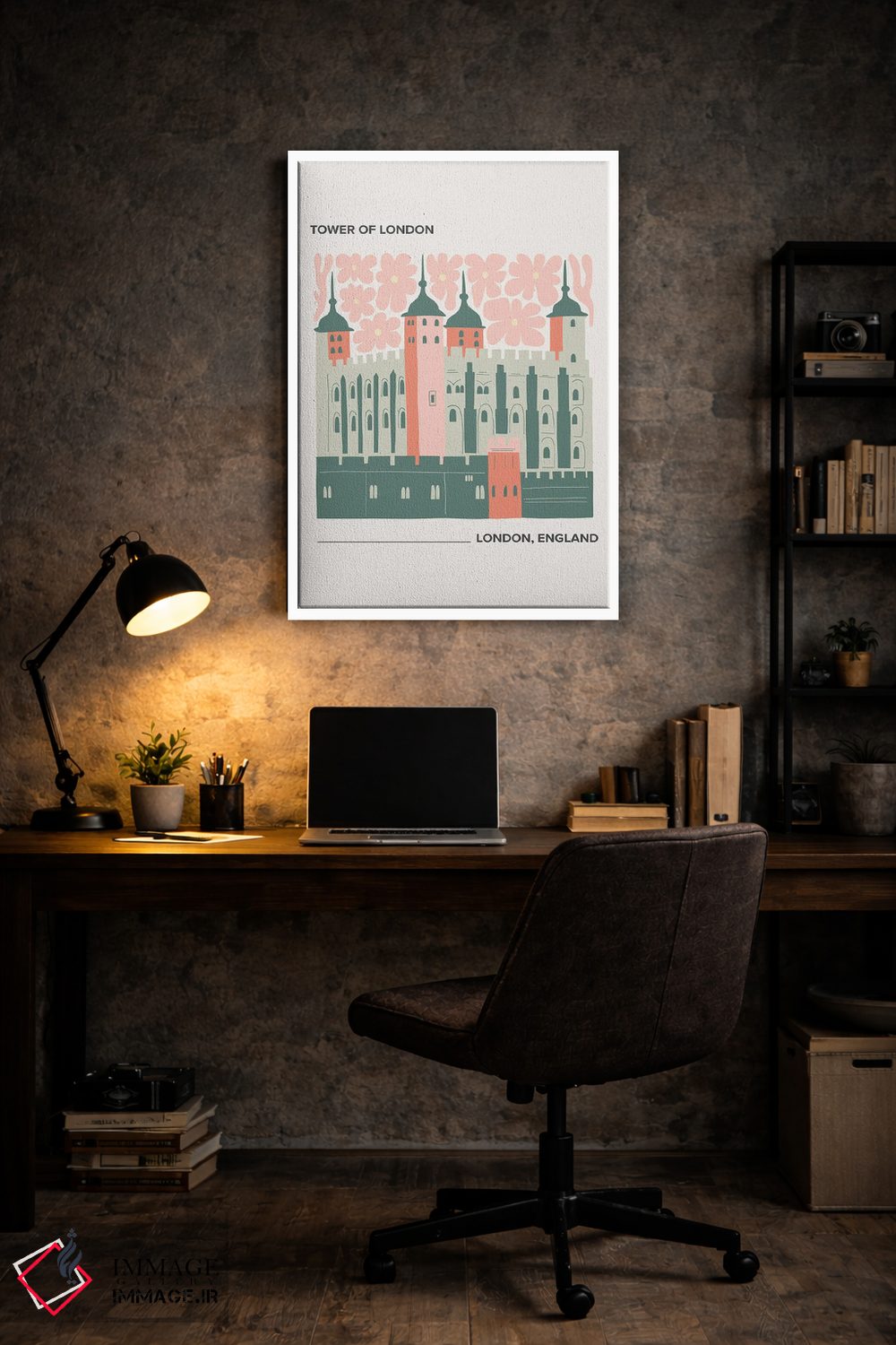 تابلو دکوراتیو برج لندن اثر مامبو آرت استودیو - D6W