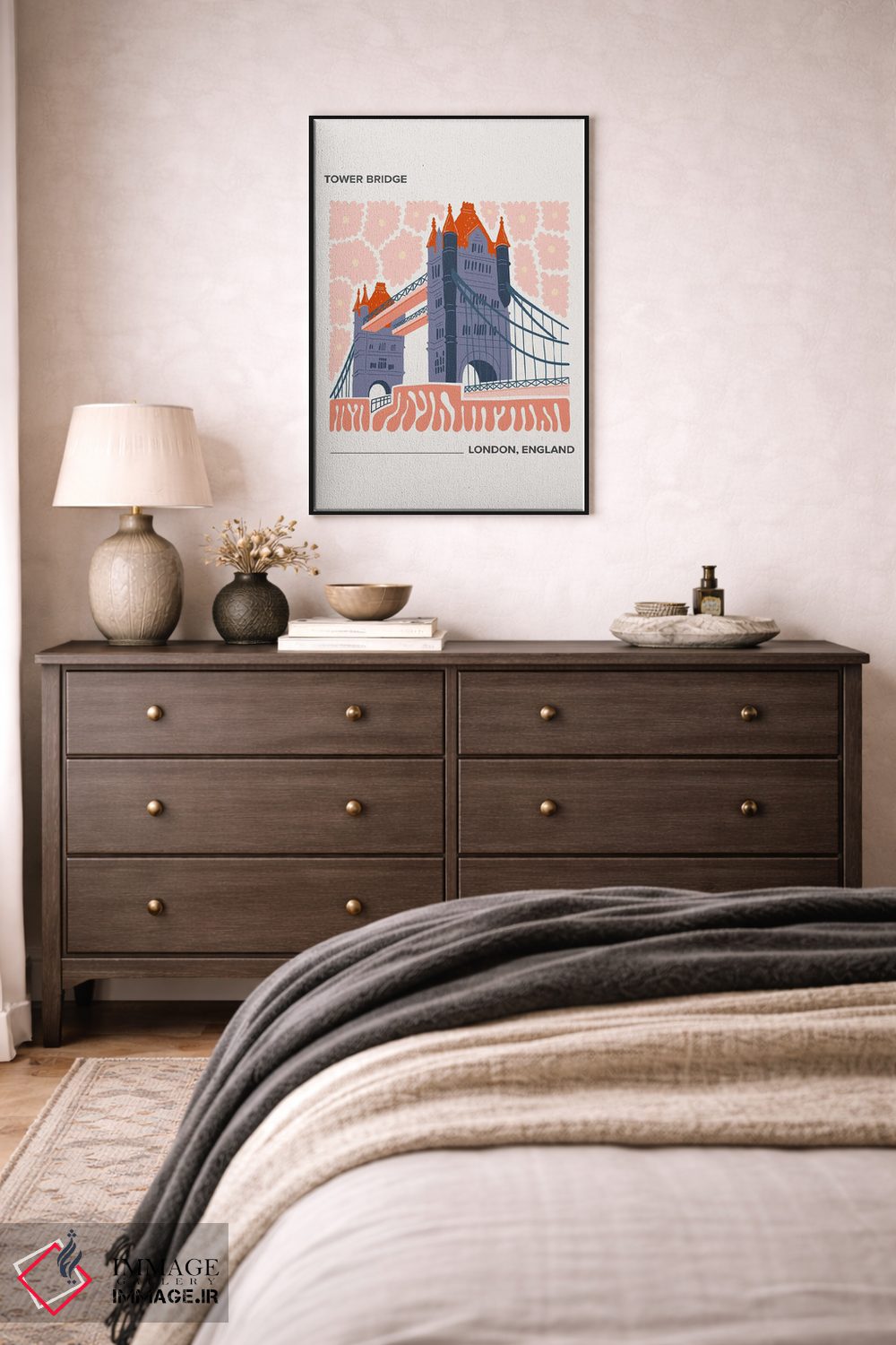 تابلو دکوراتیو پل برج اثر مامبو آرت استودیو - D4B