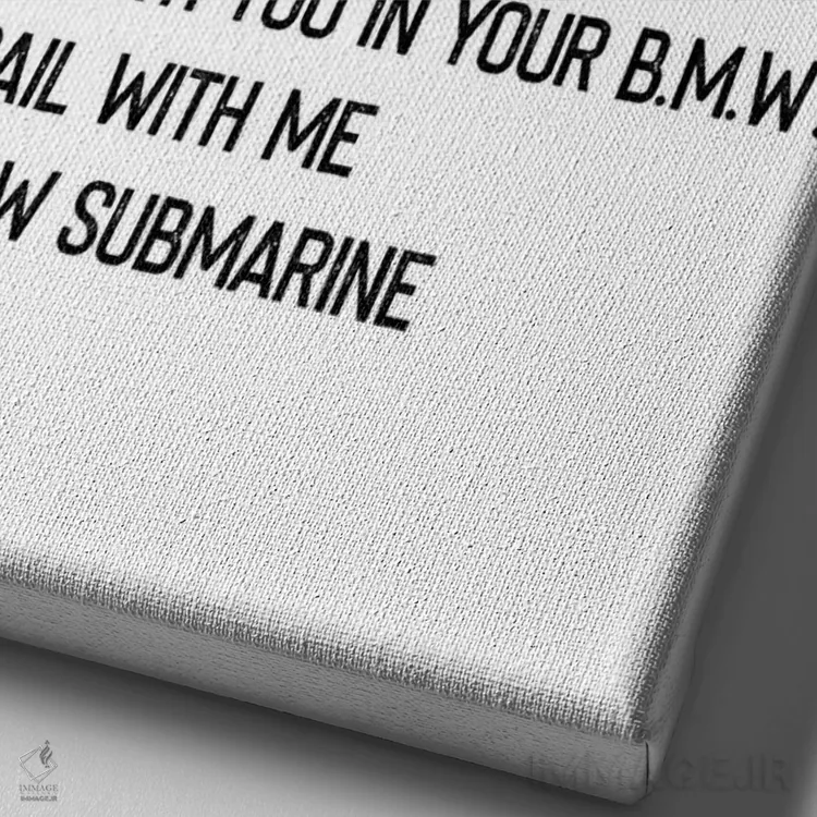 تابلو دکوراتیو فوق صوتی اثر مامبو آرت استودیو - نمای نزدیک بافت بوم