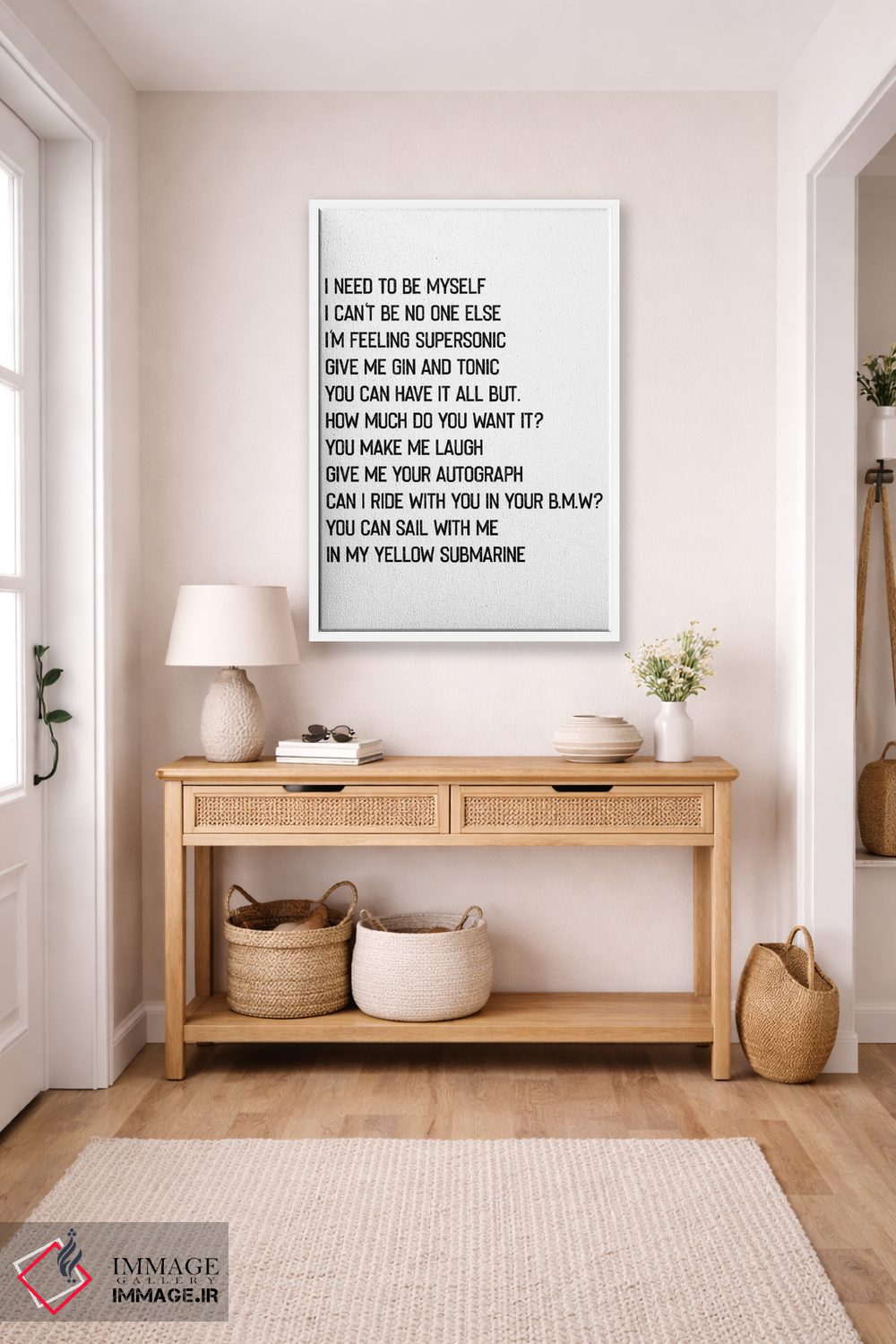 تابلو دکوراتیو فوق صوتی اثر مامبو آرت استودیو - D5W