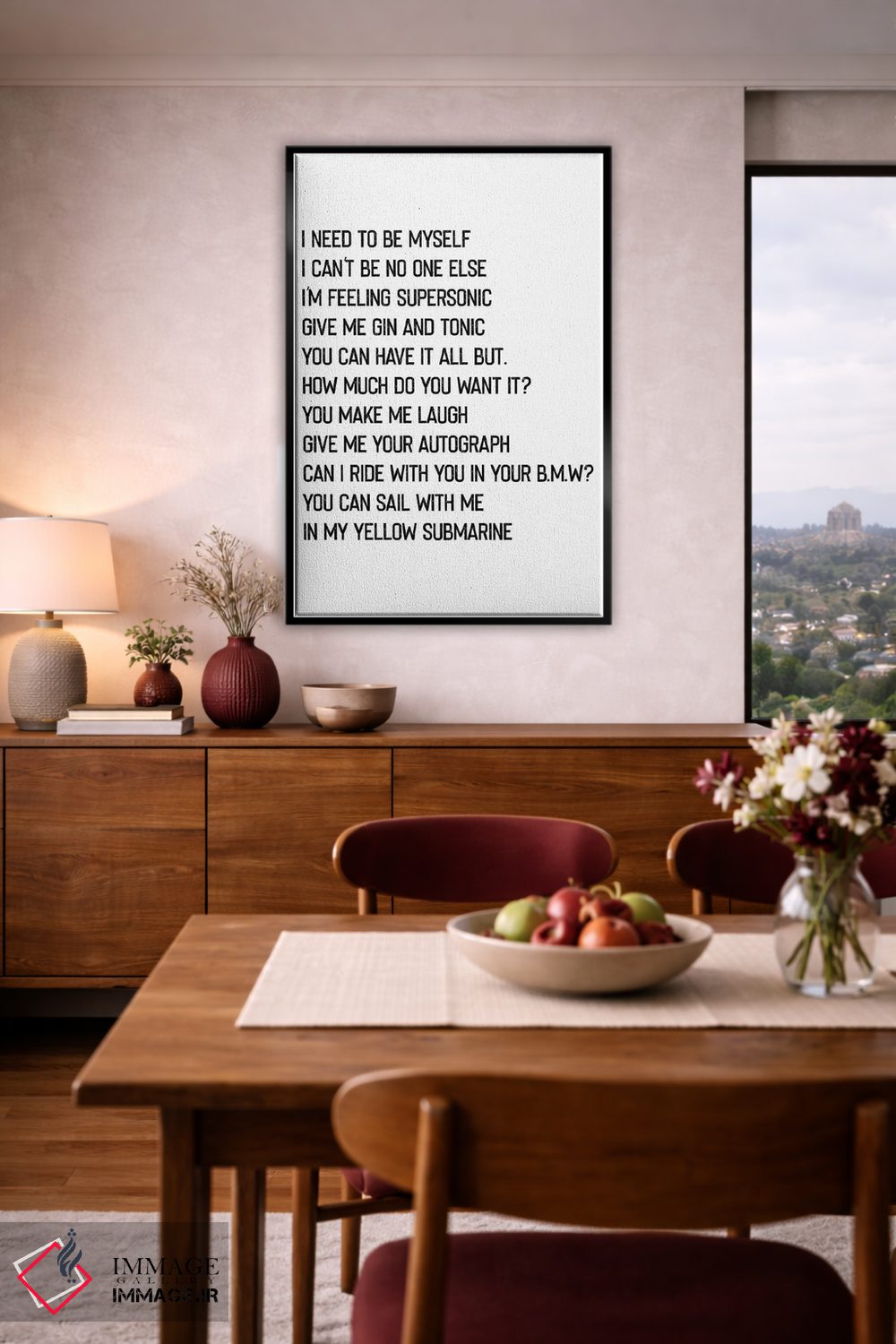 تابلو دکوراتیو فوق صوتی اثر مامبو آرت استودیو - D4B