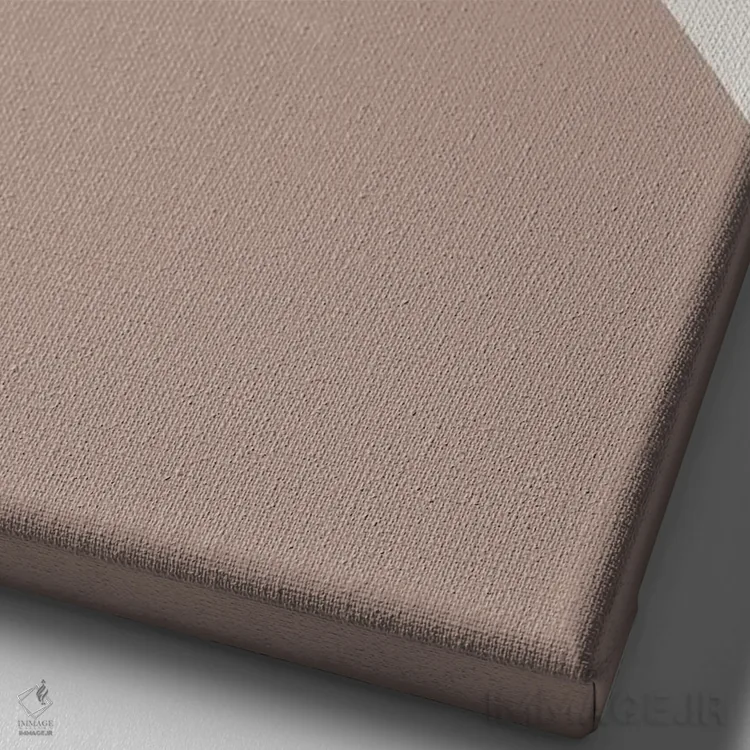 تابلو مدرن خورشید اثر مامبو آرت استودیو - نمای نزدیک بافت بوم