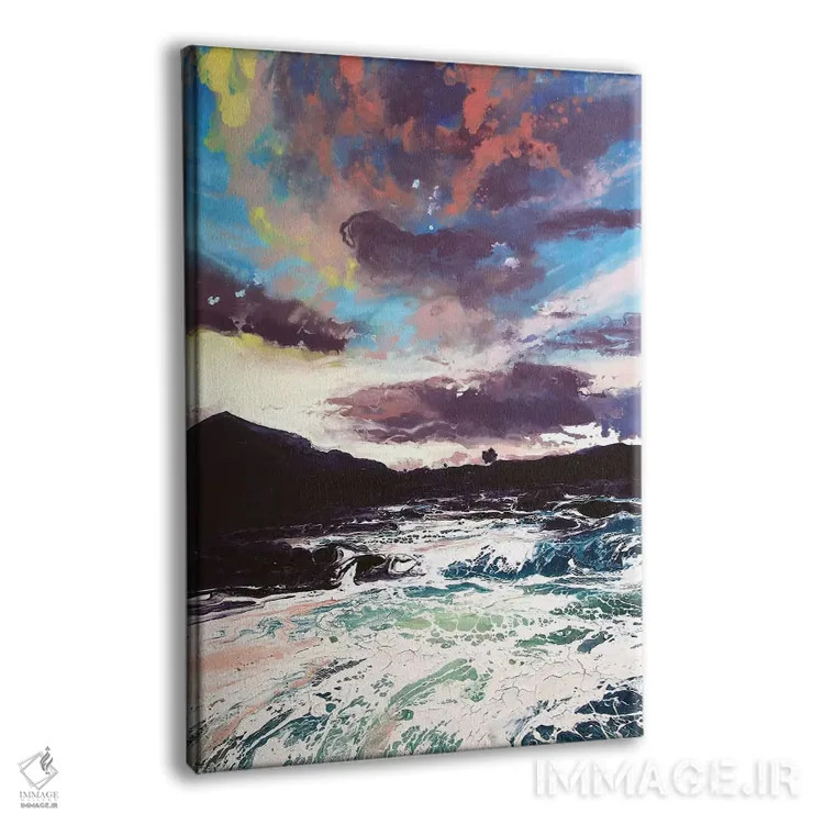 تابلو دکوراتیو اسلیگاچان اثر مایکل سول - نمای پرسپکتیو محصول