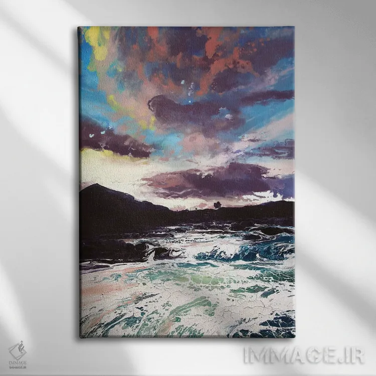 تابلو دکوراتیو اسلیگاچان اثر مایکل سول - نمای روبهرو روی دیوار