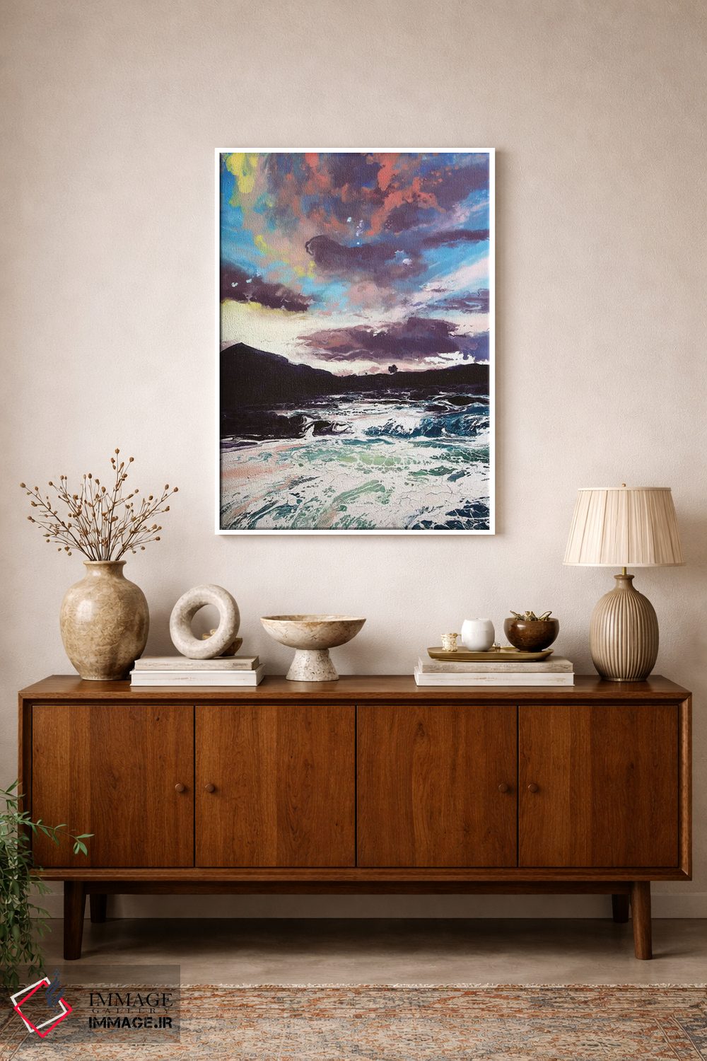 تابلو دکوراتیو اسلیگاچان اثر مایکل سول - D1W