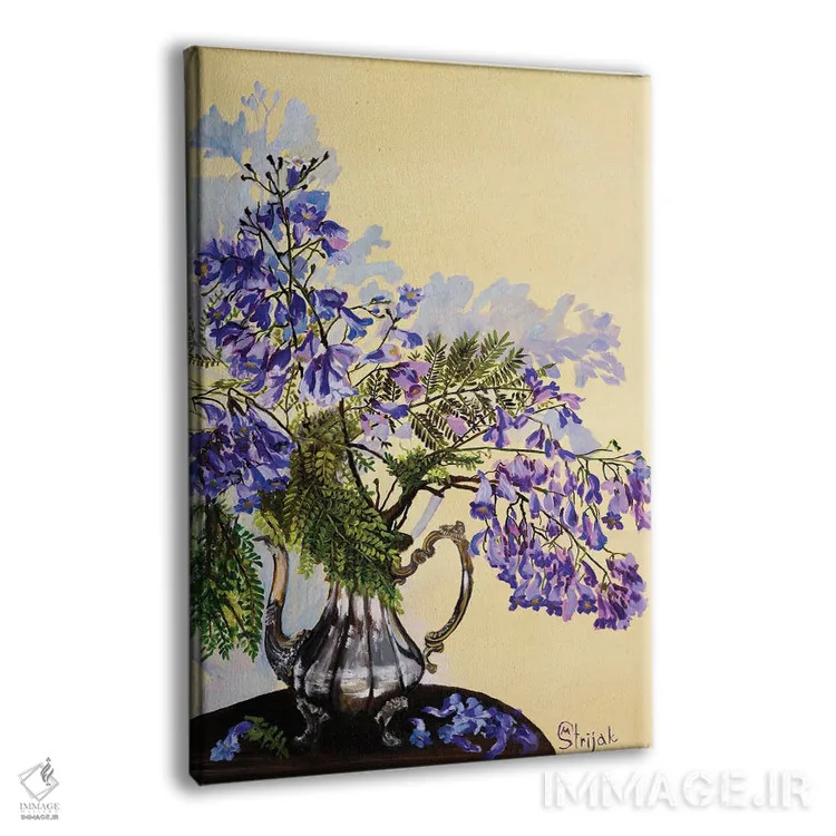 تابلو دکوراتیو ژاکاراندا اثر مارینا استریاکووا - نمای پرسپکتیو محصول