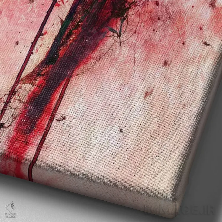 تابلو دکوراتیو زخم ها اثر ماریو سانچز نوادو - نمای نزدیک بافت بوم