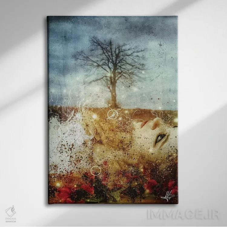 تابلو دکوراتیو آواز ماه مه اثر ماریو سانچز نوادو - نمای روبهرو روی دیوار