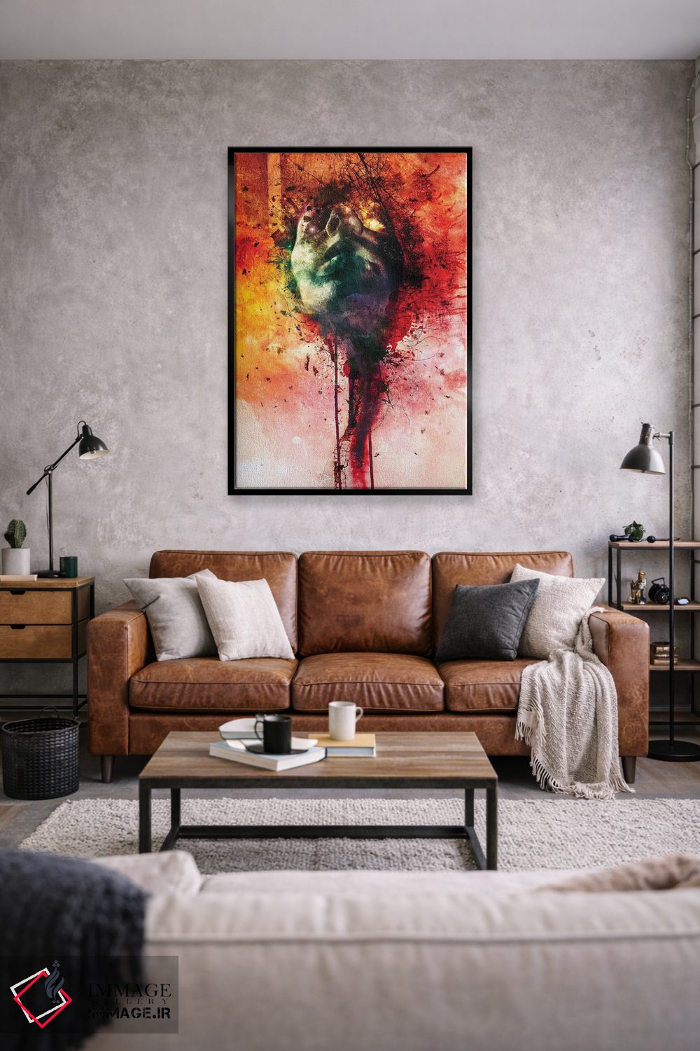 تابلو دکوراتیو زخم ها اثر ماریو سانچز نوادو - D1B