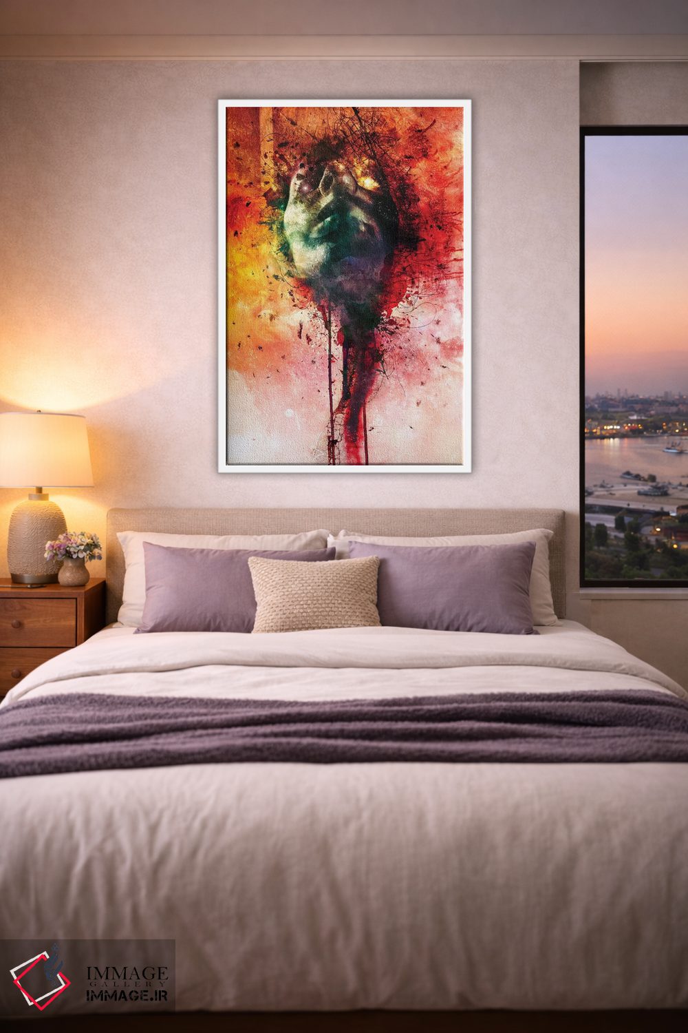 تابلو دکوراتیو زخم ها اثر ماریو سانچز نوادو - D3W