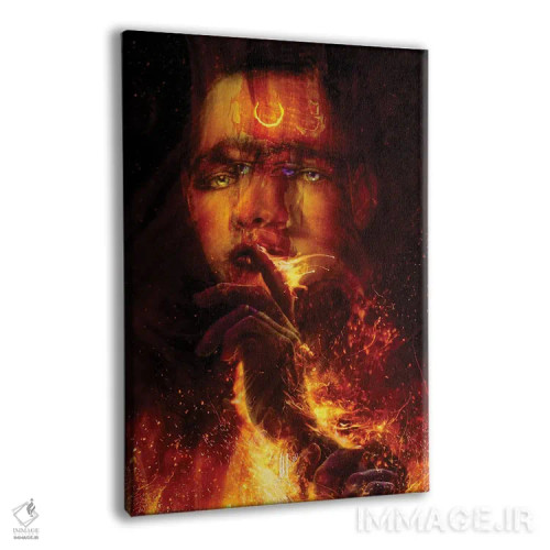 تابلو دکوراتیو موج گرمای منفعل - تهاجمی اثر ماریو سانچز نوادو - نمای پرسپکتیو محصول