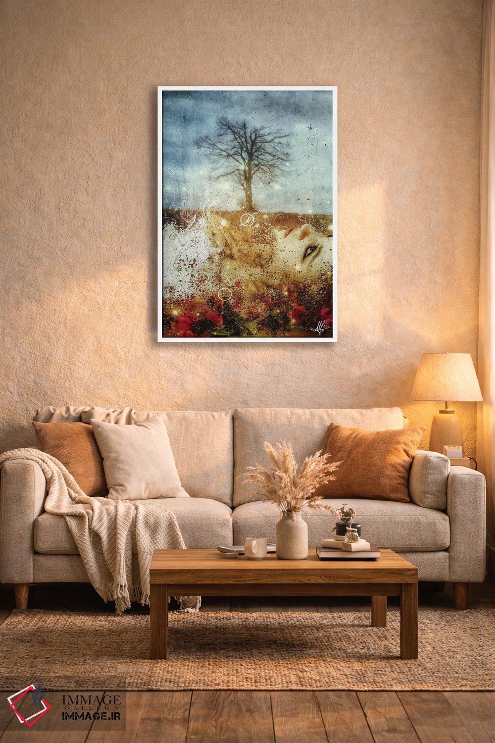 تابلو دکوراتیو آواز ماه مه اثر ماریو سانچز نوادو - D2W