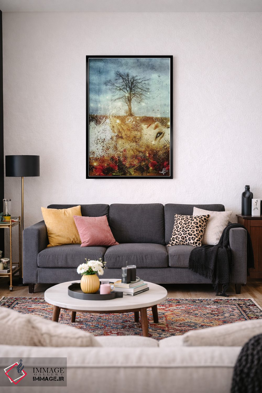 تابلو دکوراتیو آواز ماه مه اثر ماریو سانچز نوادو - D3B