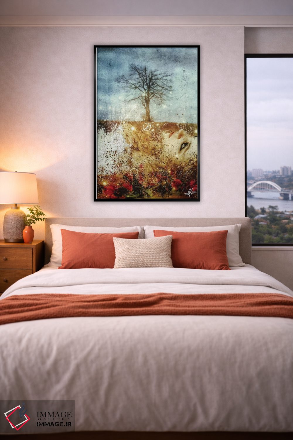 تابلو دکوراتیو آواز ماه مه اثر ماریو سانچز نوادو - D5B