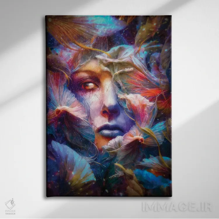 تابلو دکوراتیو برخاستن دوباره اثر ماریو سانچز نوادو - نمای روبهرو روی دیوار