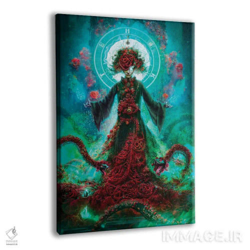 تابلو دکوراتیو هکاته مادر جادوگران اثر ماریو سانچز نوادو - نمای پرسپکتیو محصول