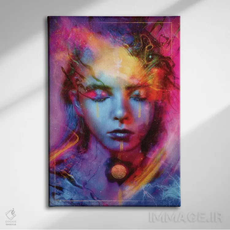 تابلو دکوراتیو تحول نپتونی اثر ماریو سانچز نوادو - نمای روبهرو روی دیوار