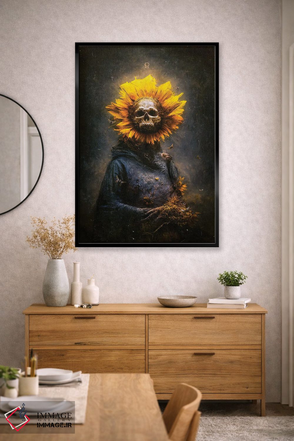 تابلو دکوراتیو زمان می گذرد اثر ماریو سانچز نوادو - D2B