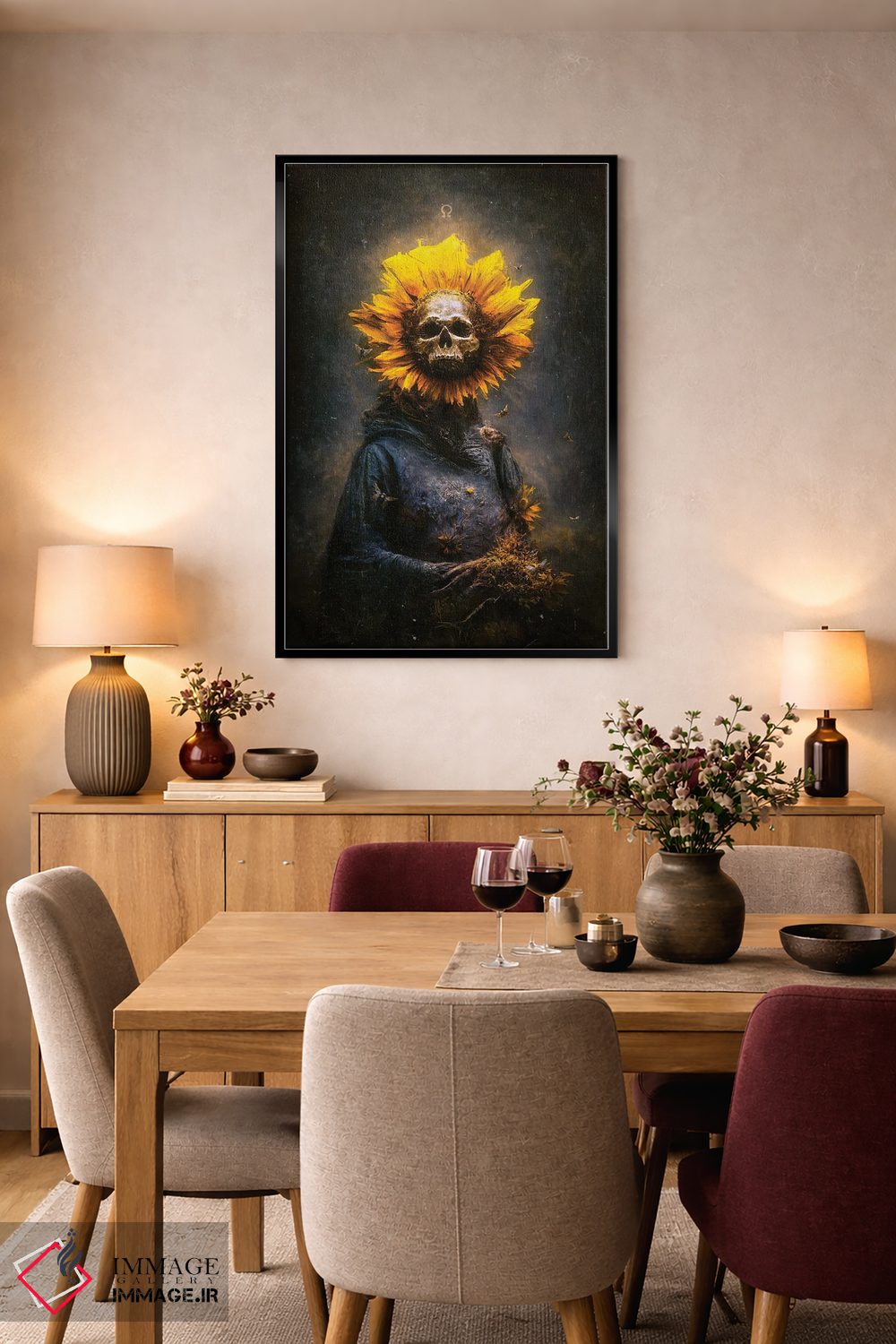 تابلو دکوراتیو زمان می گذرد اثر ماریو سانچز نوادو - D4B