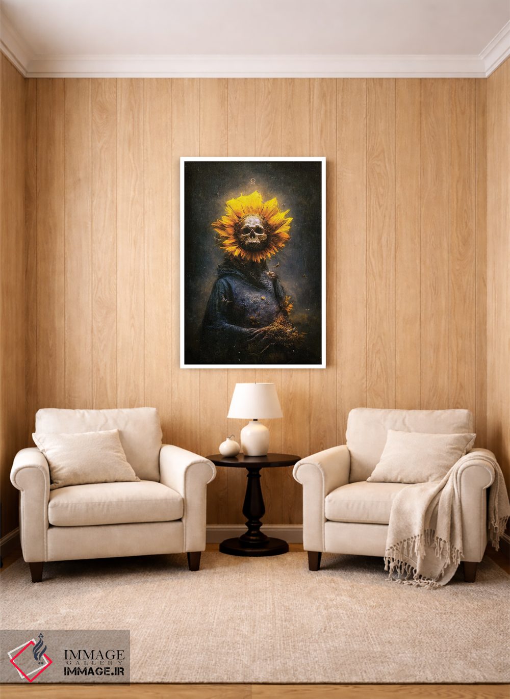 تابلو دکوراتیو زمان می گذرد اثر ماریو سانچز نوادو - D3W