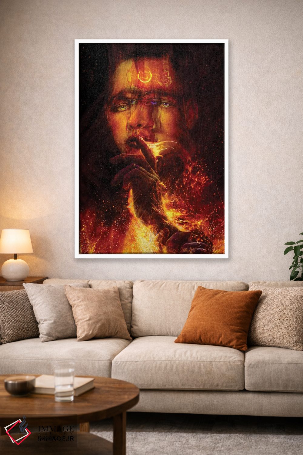 تابلو دکوراتیو موج گرمای منفعل - تهاجمی اثر ماریو سانچز نوادو - D1W