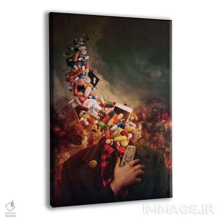 تابلو دکوراتیو بی حس و راحت اثر ماریو سانچز نوادو - نمای پرسپکتیو محصول