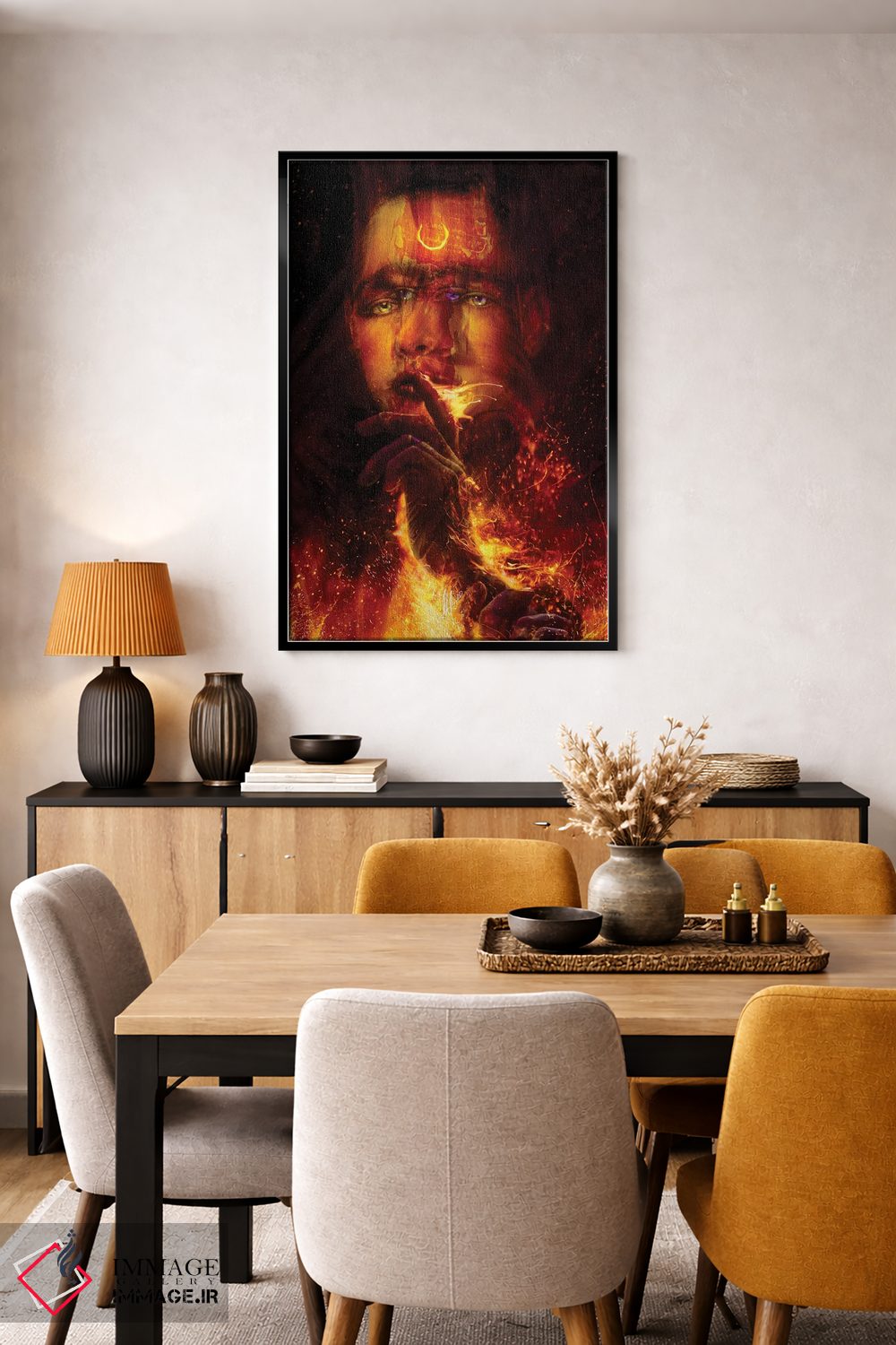 تابلو دکوراتیو موج گرمای منفعل - تهاجمی اثر ماریو سانچز نوادو - D6B