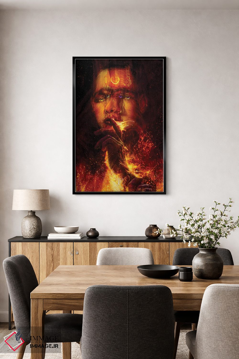 تابلو دکوراتیو موج گرمای منفعل - تهاجمی اثر ماریو سانچز نوادو - D4B