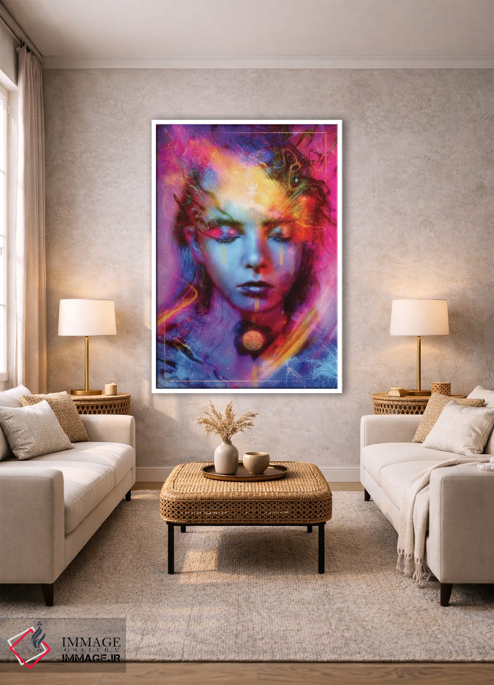 تابلو دکوراتیو تحول نپتونی اثر ماریو سانچز نوادو - D1W