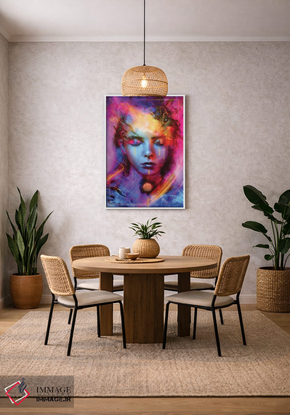 تابلو دکوراتیو تحول نپتونی اثر ماریو سانچز نوادو - D3W