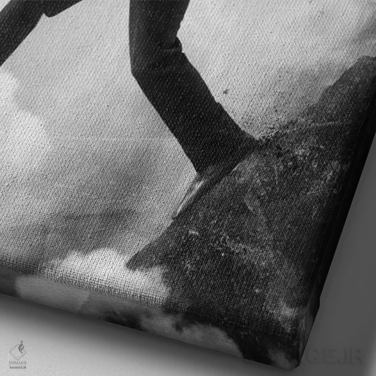 تابلو دکوراتیو سرسخت اثر ماریو سانچز نوادو - نمای نزدیک بافت بوم