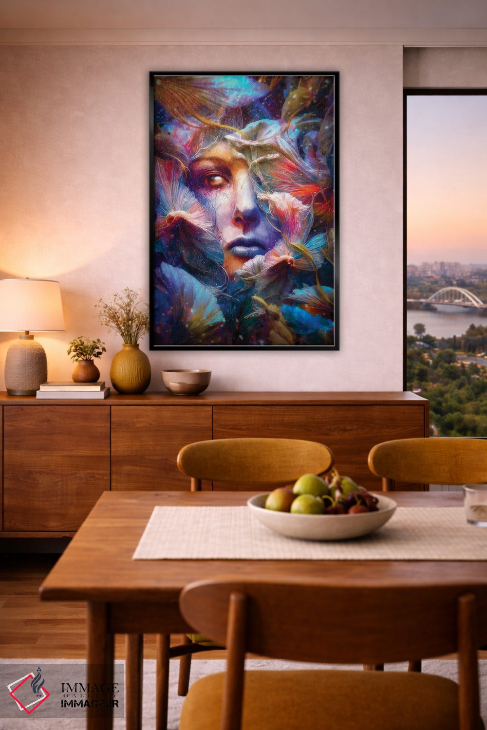 تابلو دکوراتیو برخاستن دوباره اثر ماریو سانچز نوادو - D6B